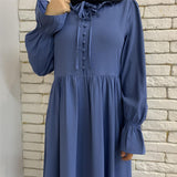 abaya femme dubaÏ bleu