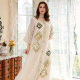 abaya femme blanc
