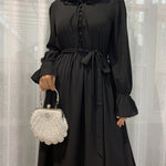 abaya femme luxe noir