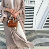 abaya femme beige moderne