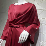 Abaya Femme Rouge