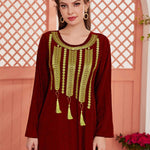 abaya dubai fashion online rouge