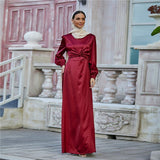 abaya femme lille rouge 