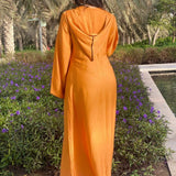 Djellaba Femme Orange