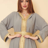 caftan marocain collection 2015 gris