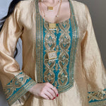 djellaba femme arabe or