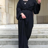 abaya kimono black