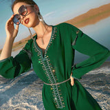 abaya femme livraison rapide verte