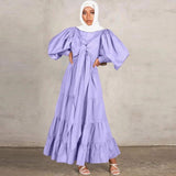 abaya femme égypte mauve